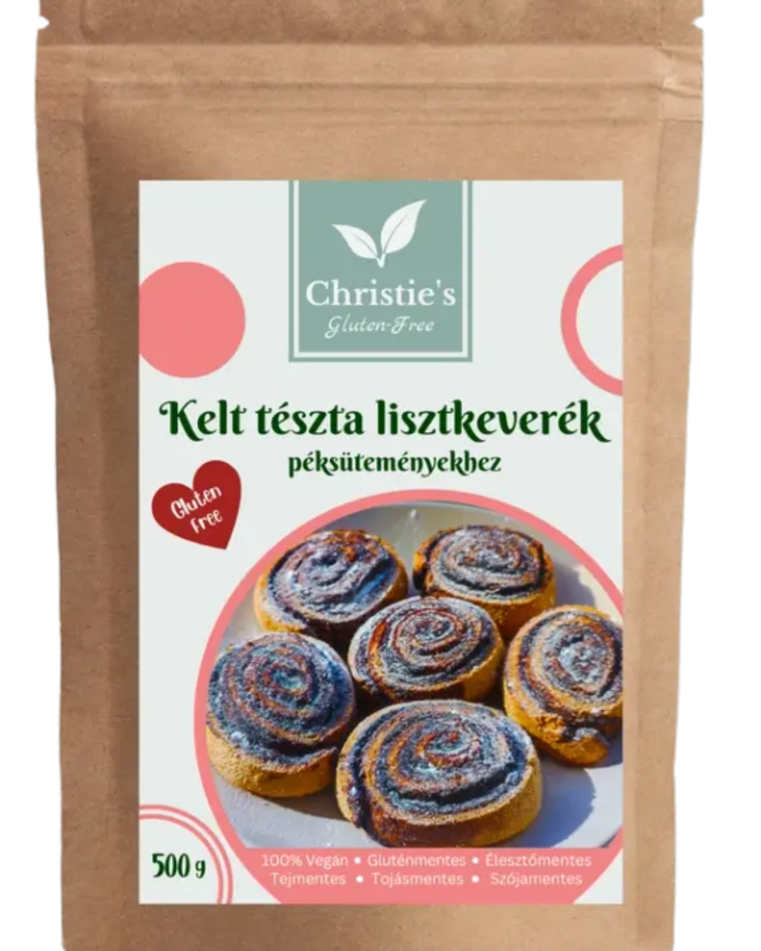 Christie's gluténmentes kelt tészta lisztkeverék péksüteményekhez 500g